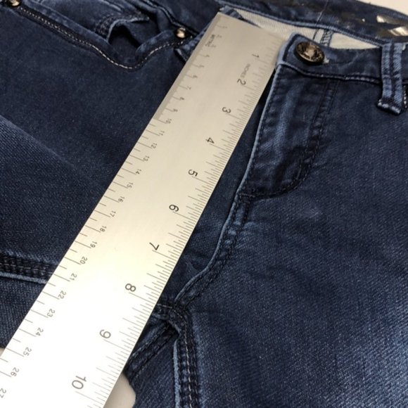 LIKE NEW SEVEN7 SKINNY JEANS 8/28x30 EMBROIDERED BACK POCKETS 😎 - Picture 9 of 16